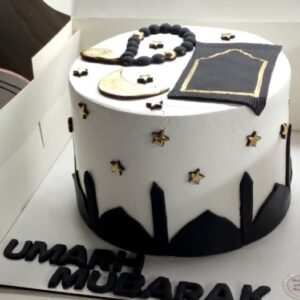 Aitikaf/Umra theme cake