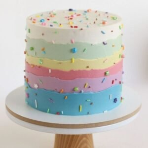 Colour theme cake