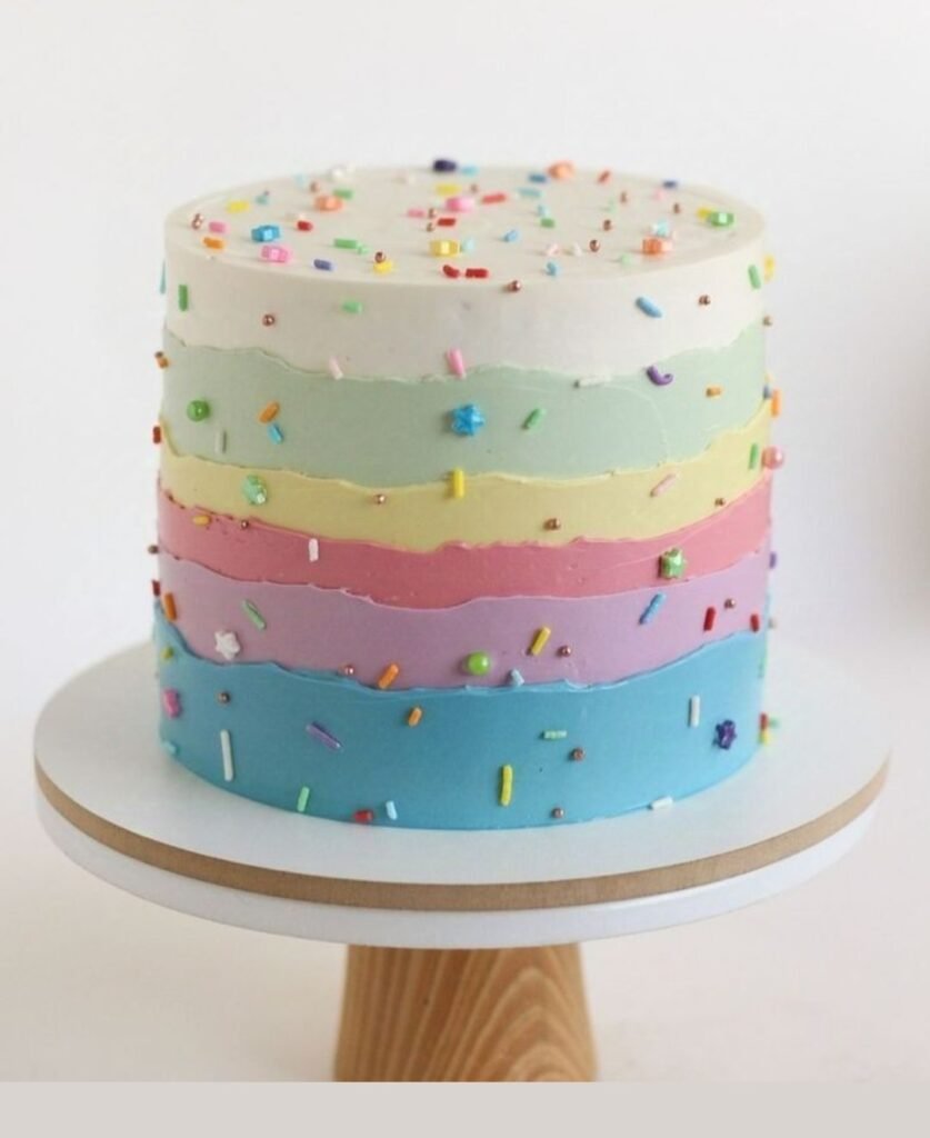 Colour theme cake