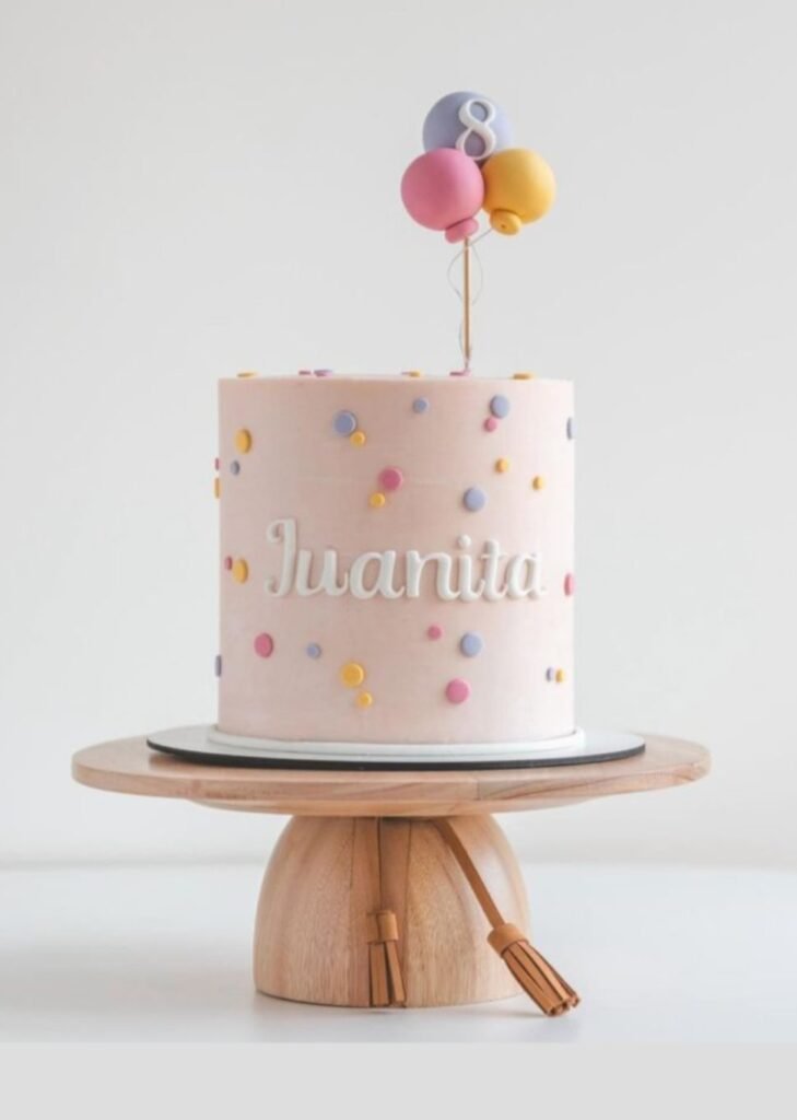 Pink theme cake