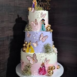 Disney princess multitier cake