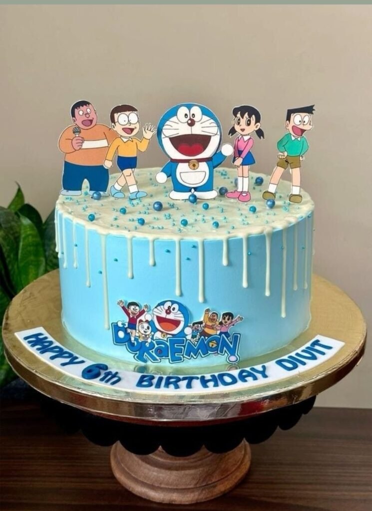 Doremon theme cake for kids