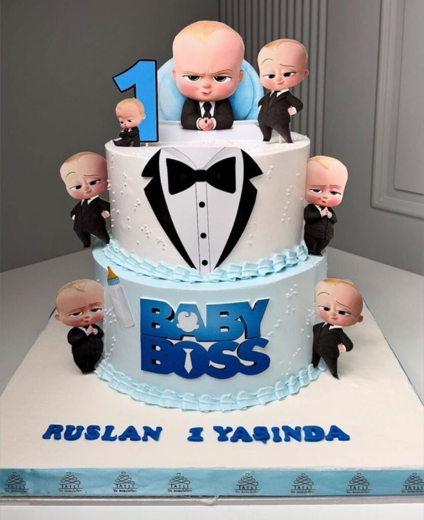 Baby boss theme kids cake
