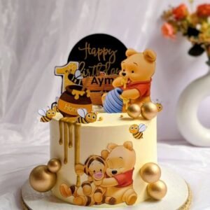 Winnie the Pooh kids theme cake