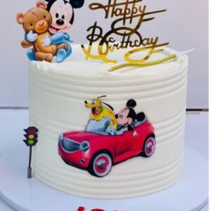 Mickymouse theme cake