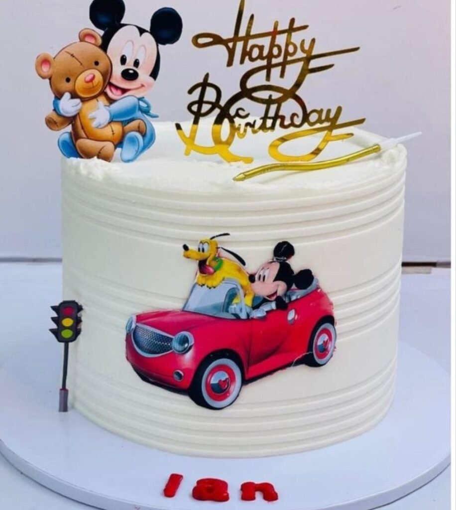 Mickymouse theme cake