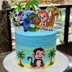 Jungle theme cakes for kids