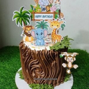 Jungle theme cake 2 for kids
