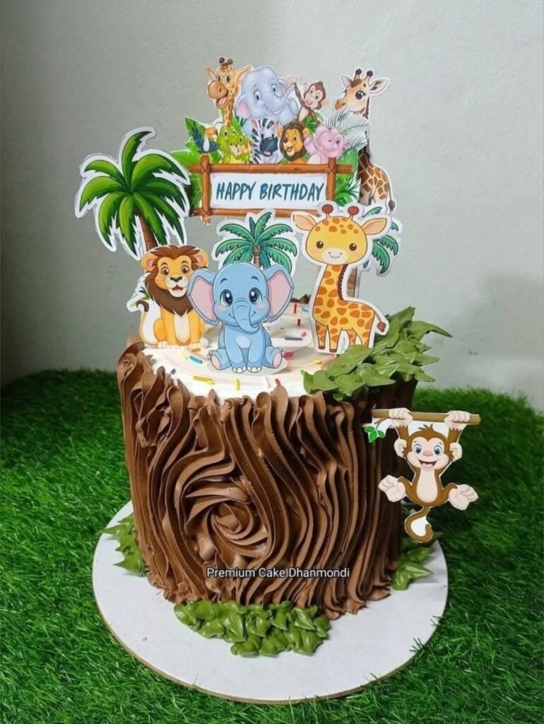 Jungle theme cake 2 for kids