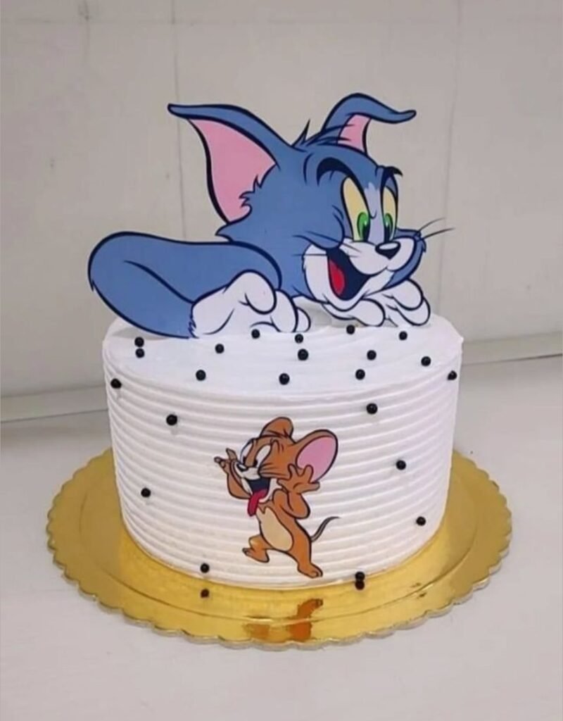 Tom and jerry theme cake for kids
