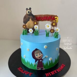 Masha and bear premium cake for kids