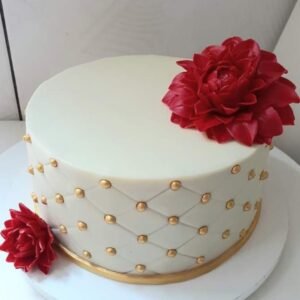 Black ganache cakes with imported sprinkles